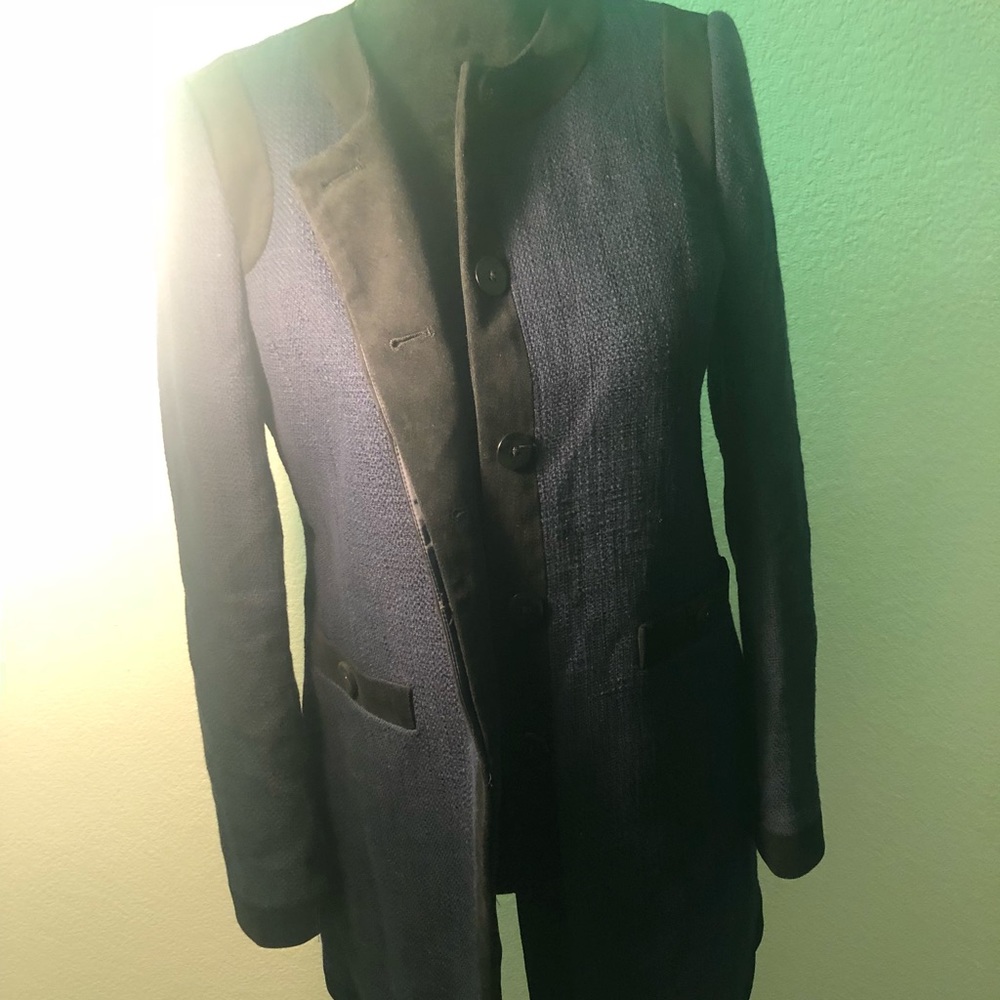 Karl lagerferd authentic long blazer jacket